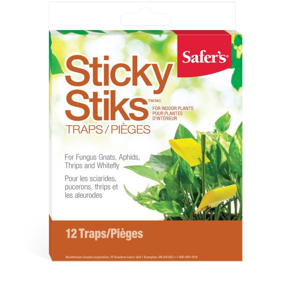 Safer’s Sticky Stiks Fungus Gnat Traps - 07-2122CAN