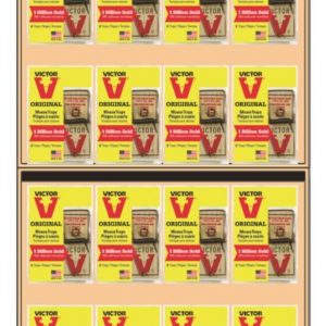 Victor Easy Set Mouse Trap Hex Dump Bin 120 Unit Display - M032TRI