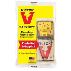 Victor Easy Set Mouse Trap 4PK Clip Strip 2 x 12 - 24/CS - M039