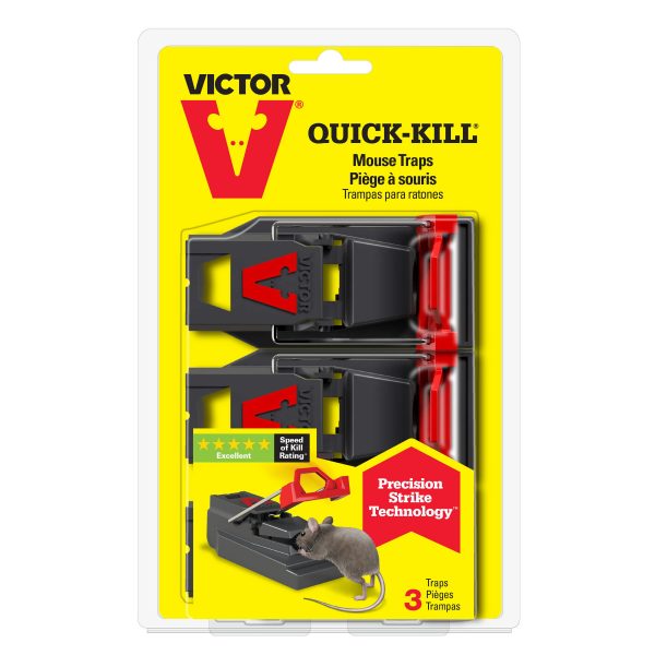 Victor Quick-Kill Mouse Trap 3pk - M140S3