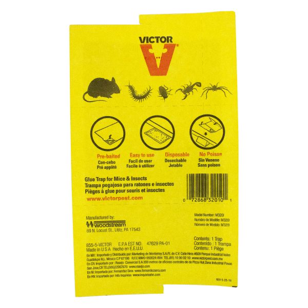 Victor Medium Mouse Glue Board 8.25" X 5" - M320I