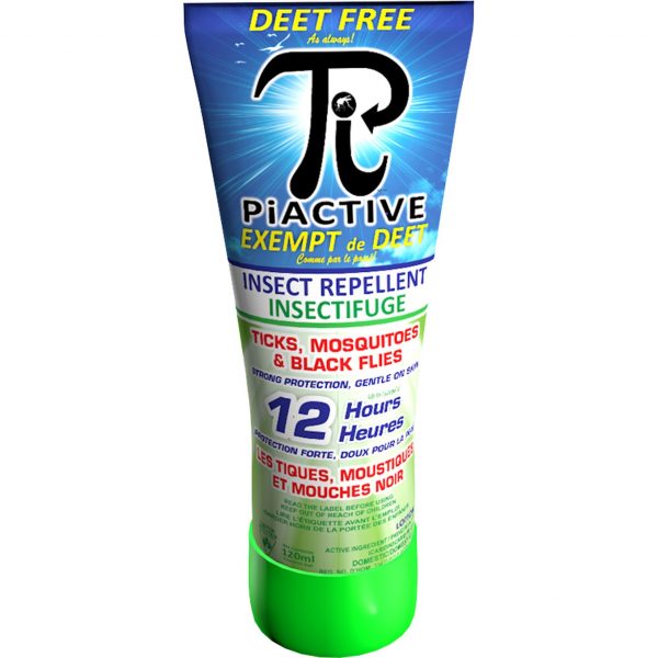New Piactive Original Cream 100% Deet Free 12hr 12g Tube - MS0023