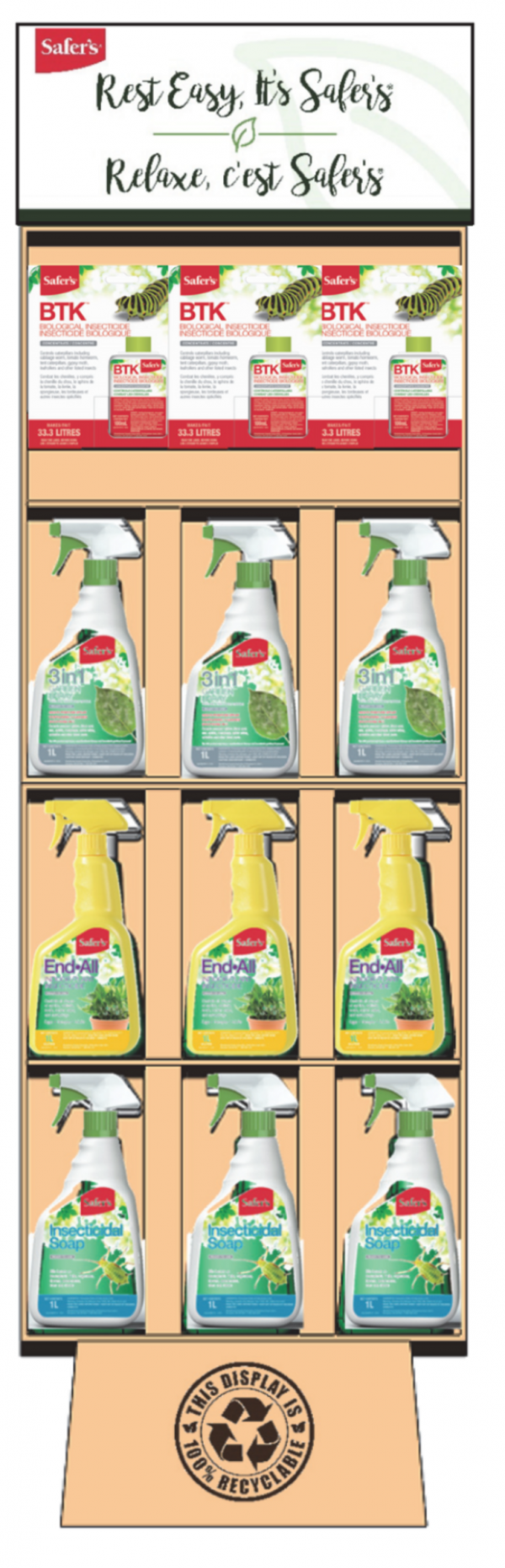 Safers Garden Solution Display 24 Items - RTUCAN-DS