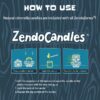ZENDOZONES SURFIN STAN CITRONELLA CANDLE 18P-SS - Image 4